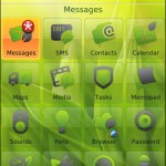 Tema Solar by Elecite per palmari BlackBerry RIM 8900 Curve, 9000 Bold e 9500