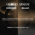 Fra sette giorni l’annuncio dello smartphone Samsung-Armani