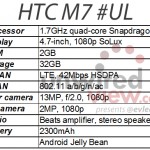 Smartphone: HTC progetta l’M7 